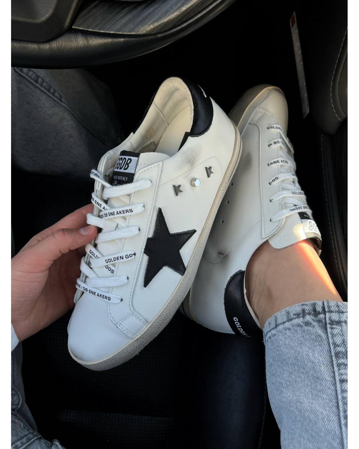 Golden Goose White Black