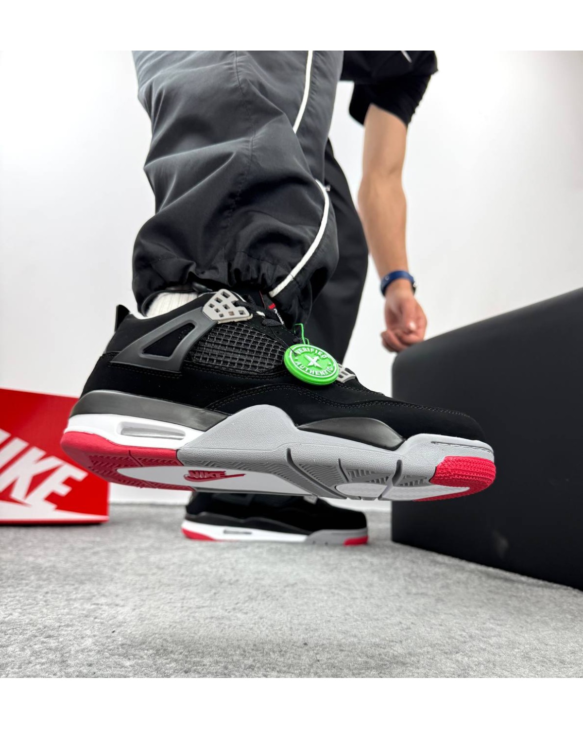 Nike Jordan 4 Black Rad White