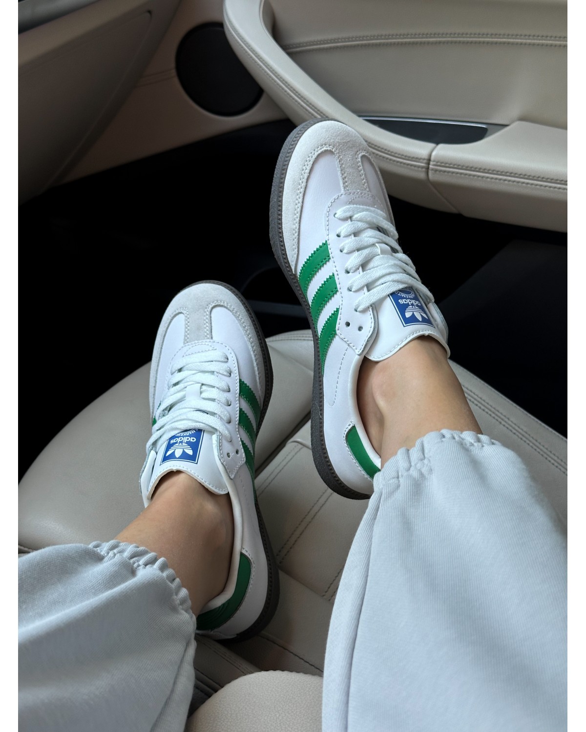 Adidas Samba White Green