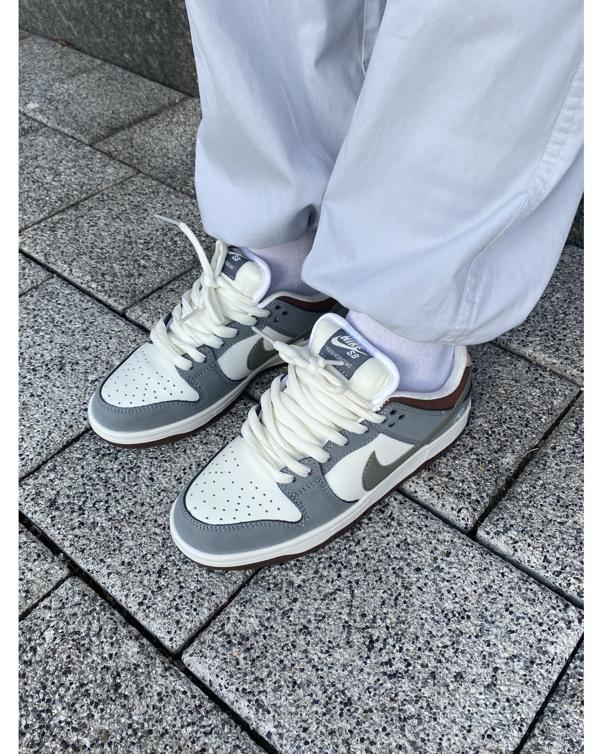 Nike SB Dunk Grey/White/Brown
