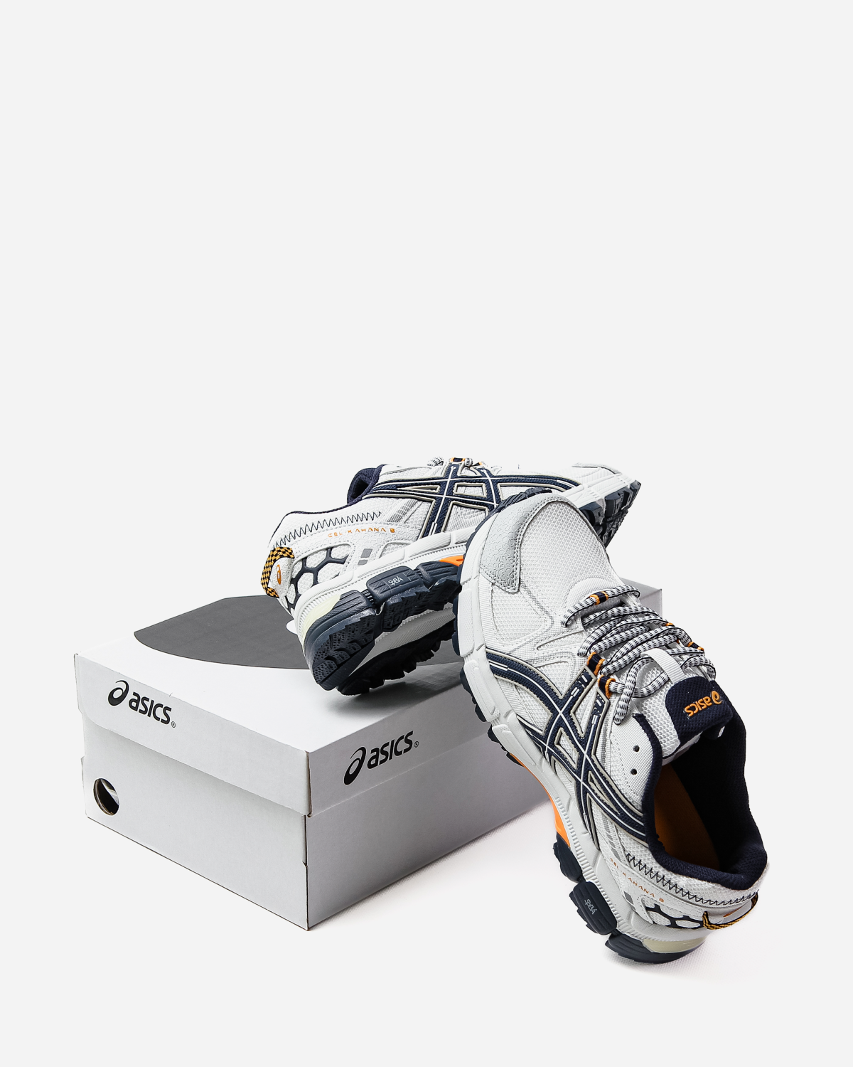 Asics Gel Kahana White Navy