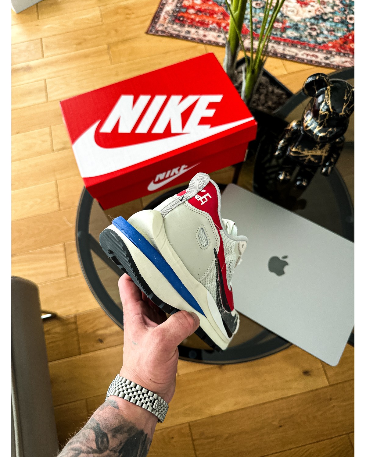 Nike Sacai Vaporwaffle Sport Fuchsia Game Royal
