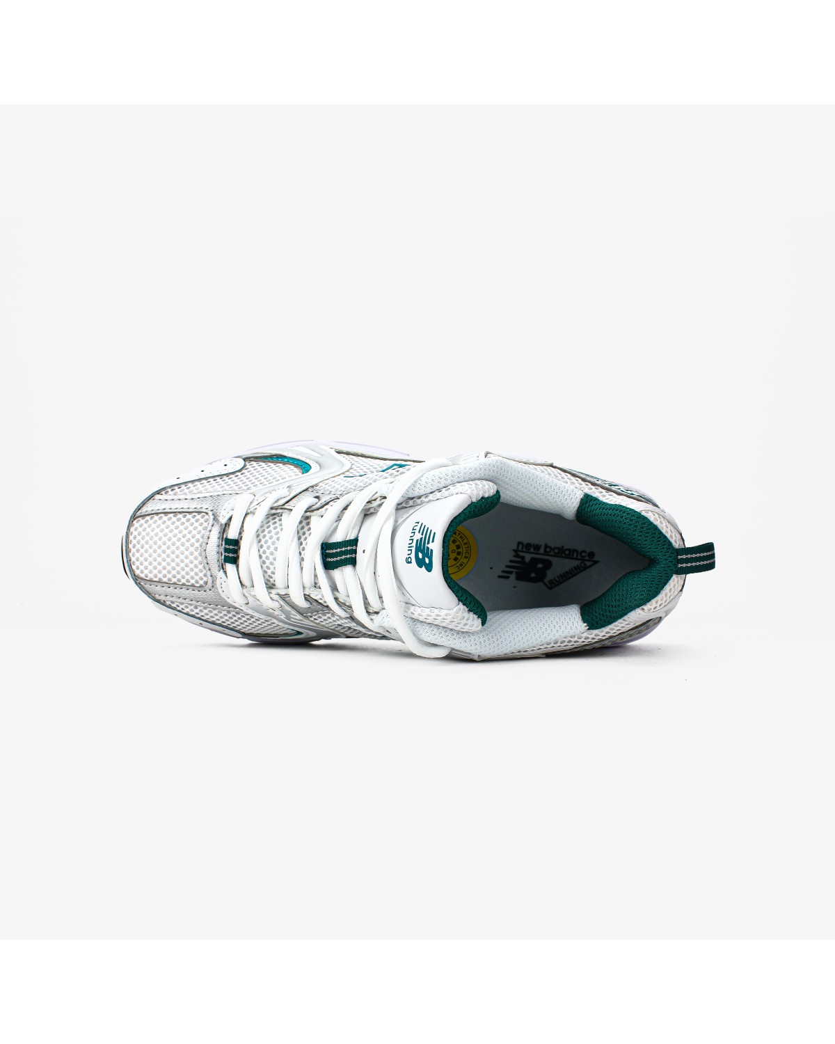 New Balance 530 White Silver Green
