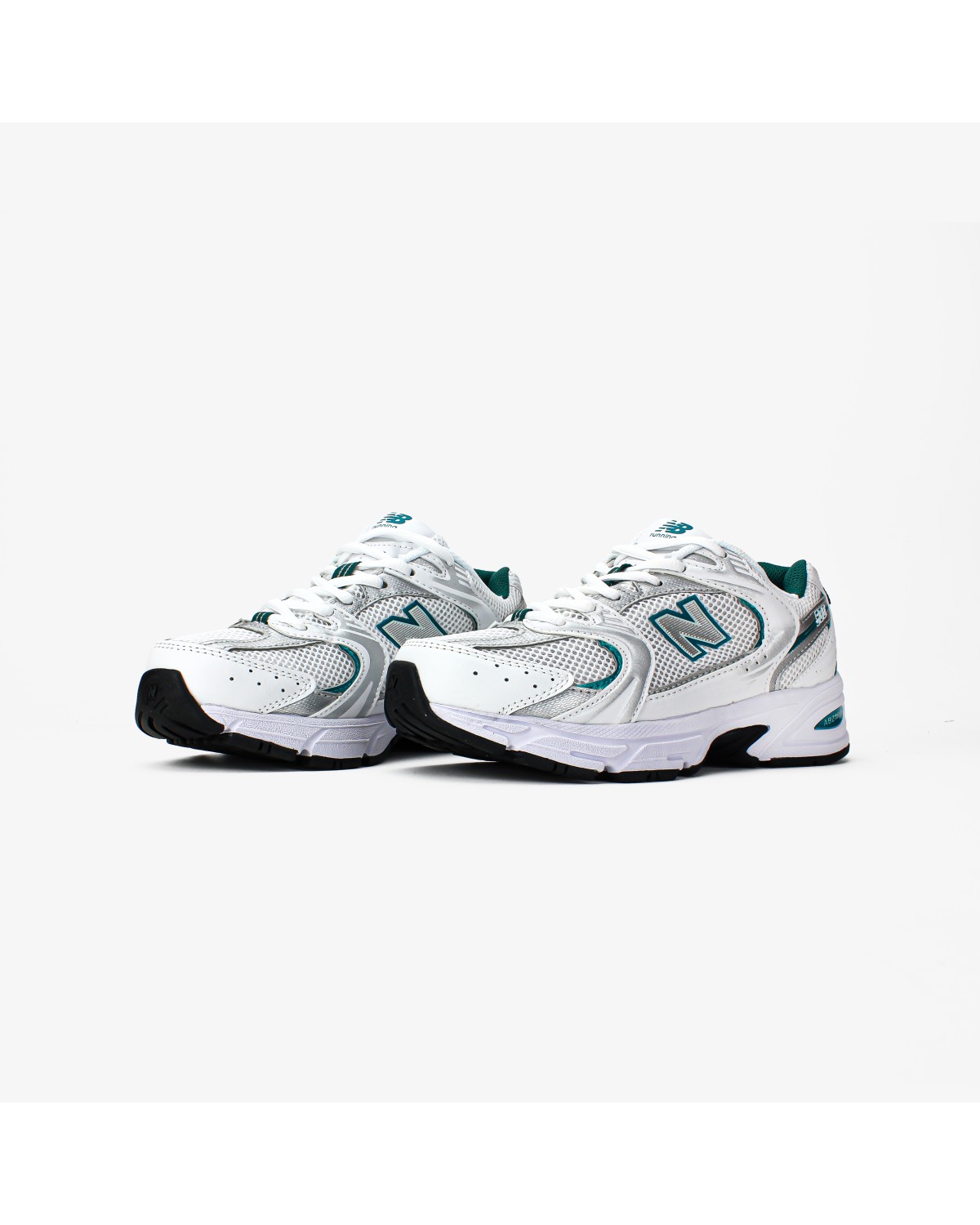 New Balance 530 White Silver Green