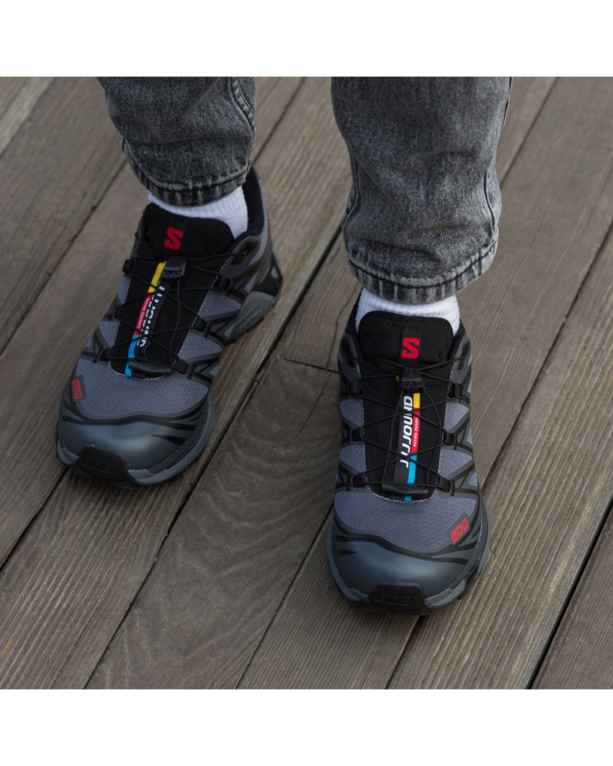 Salomon XT-6 Lab Grey Red