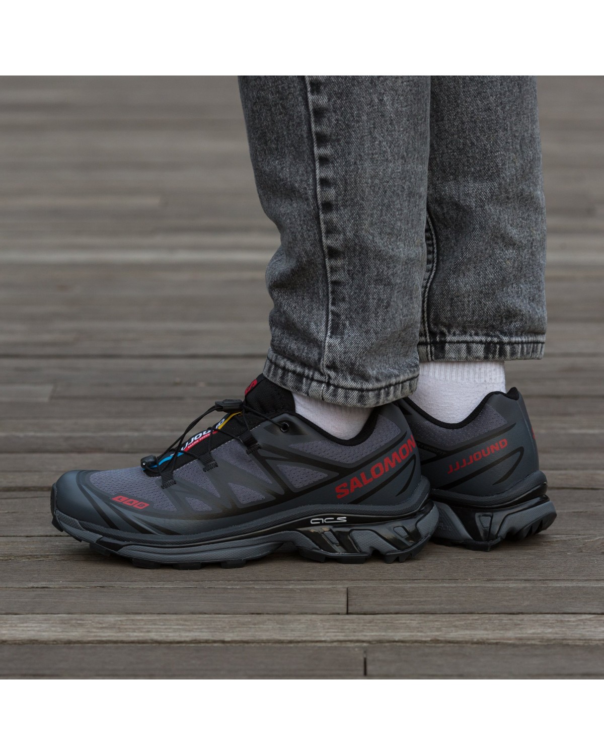 Salomon XT-6 Lab Grey Red