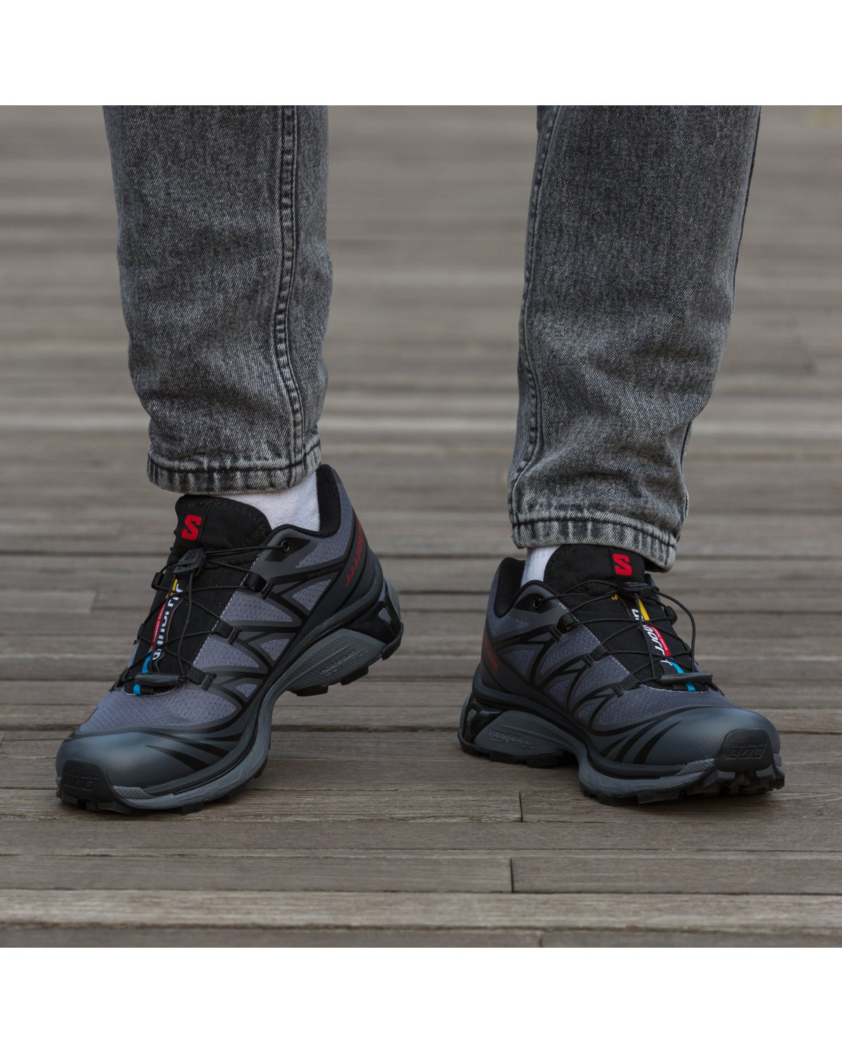 Salomon XT-6 Lab Grey Red