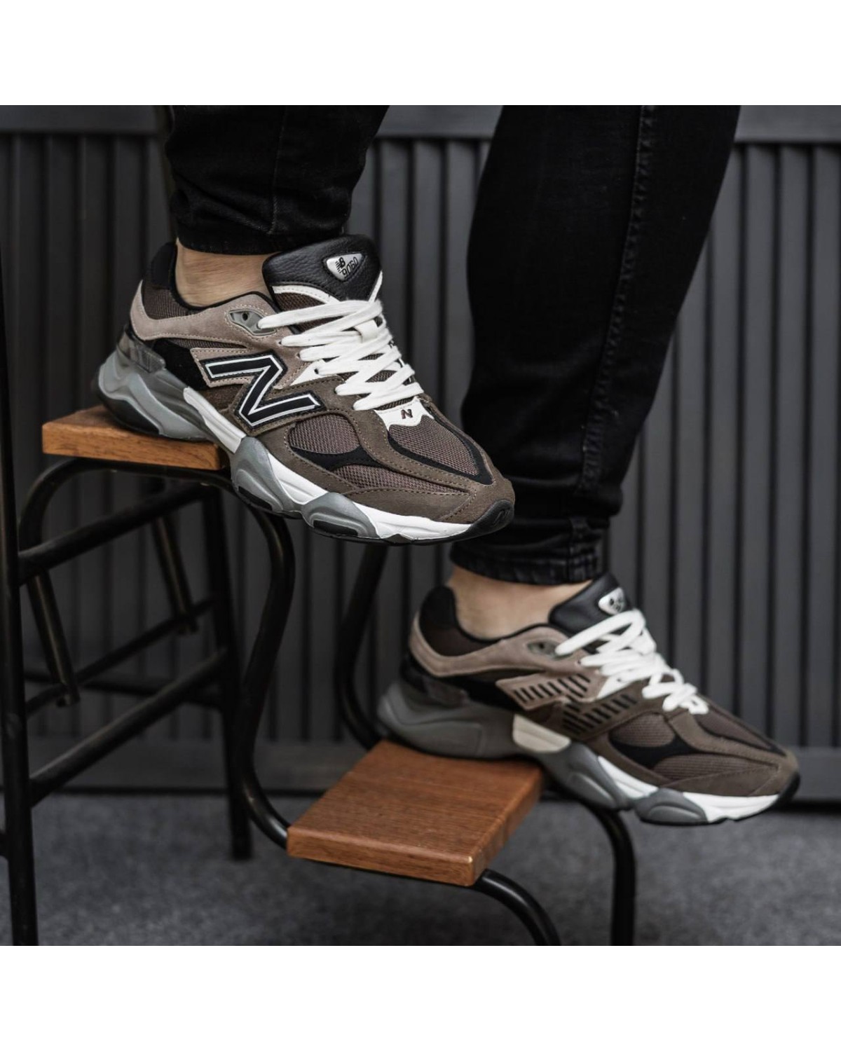 New Balance 9060 Brown Black Grey
