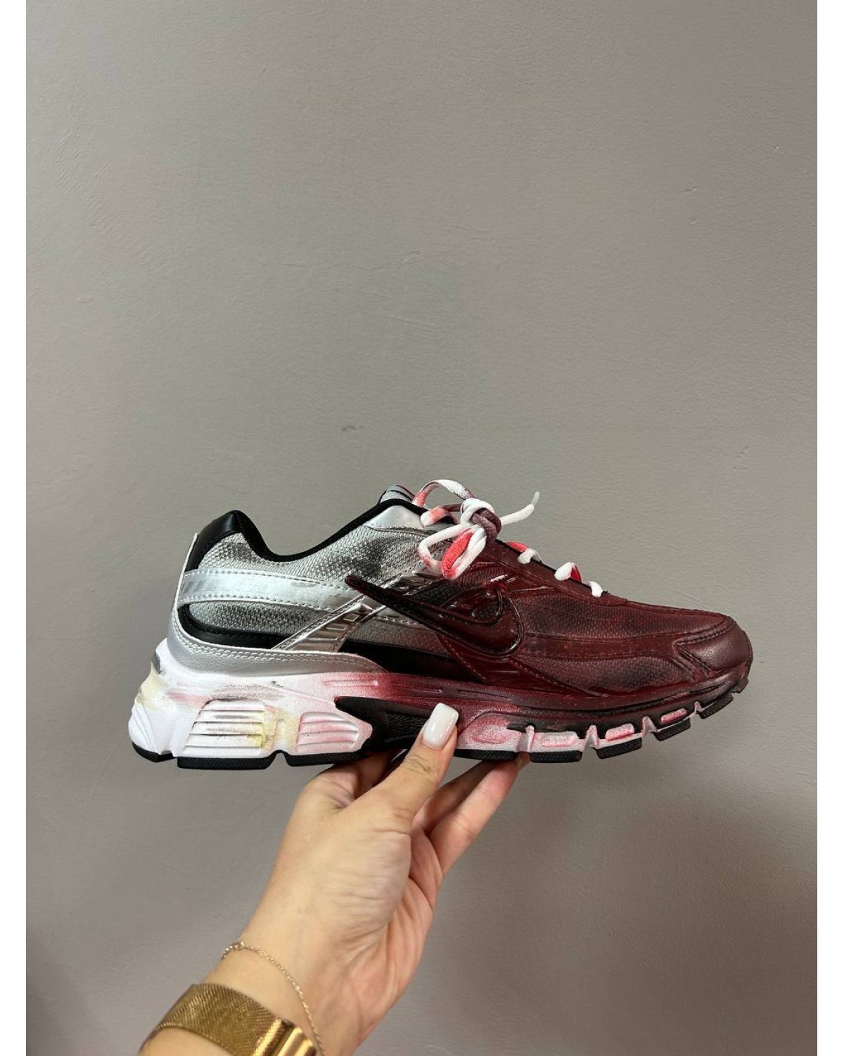 Nike Initiator Custom Red Silver