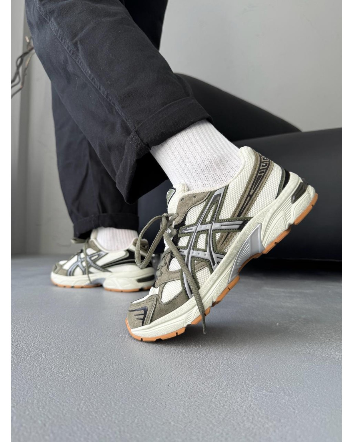 Asics Gel-1130 White/Khaki