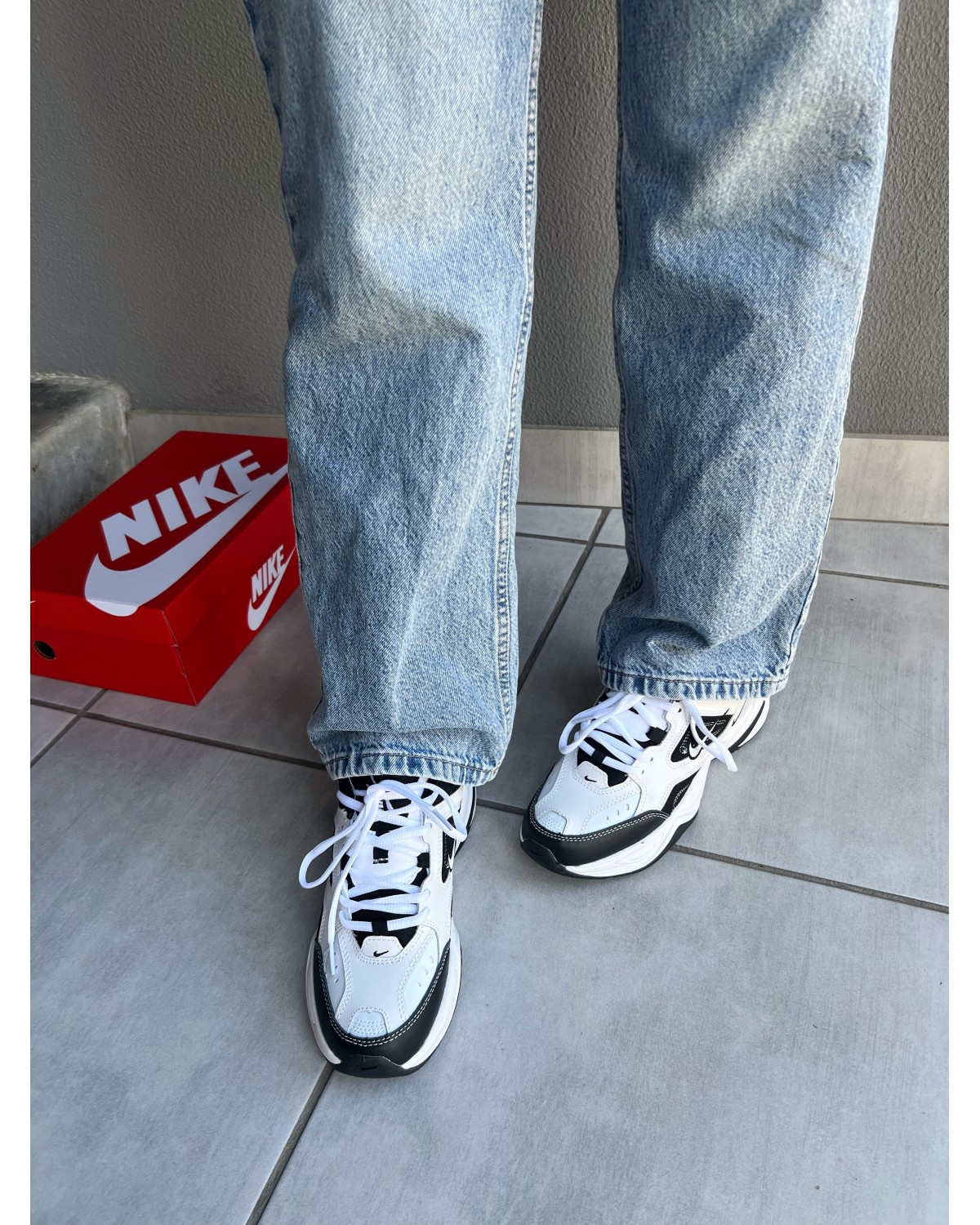 Nike M2K White Black
