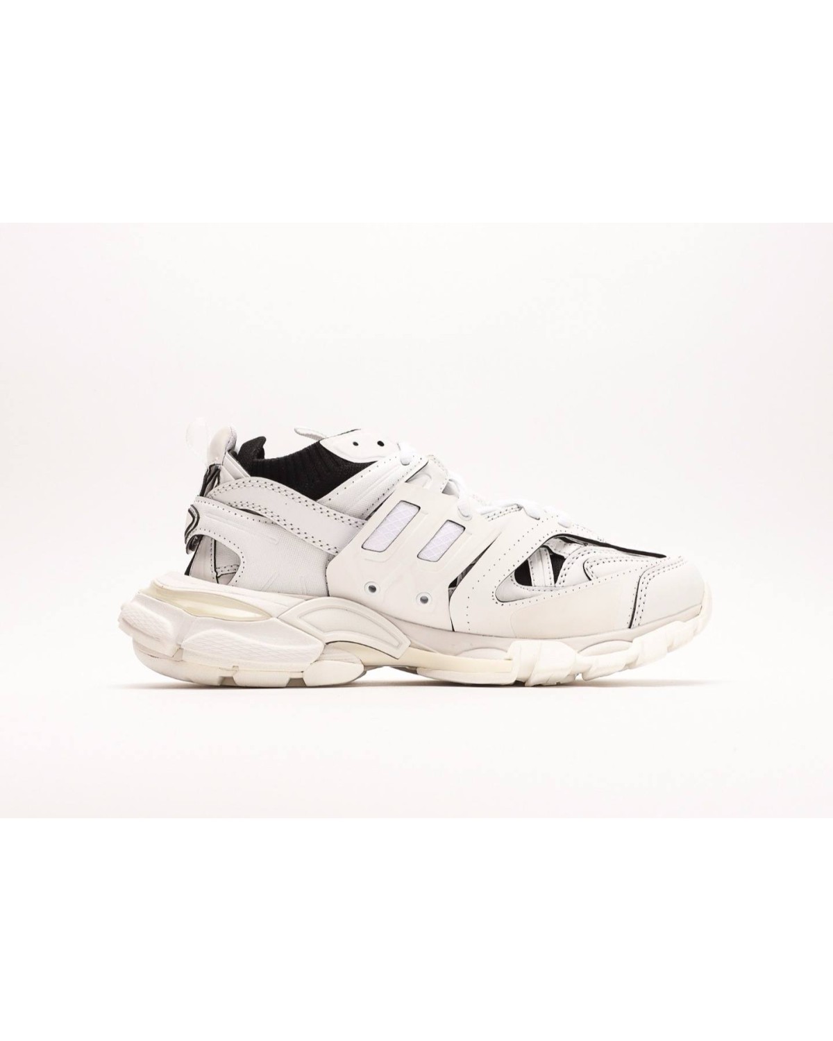 Balenciaga Track Sock White Black