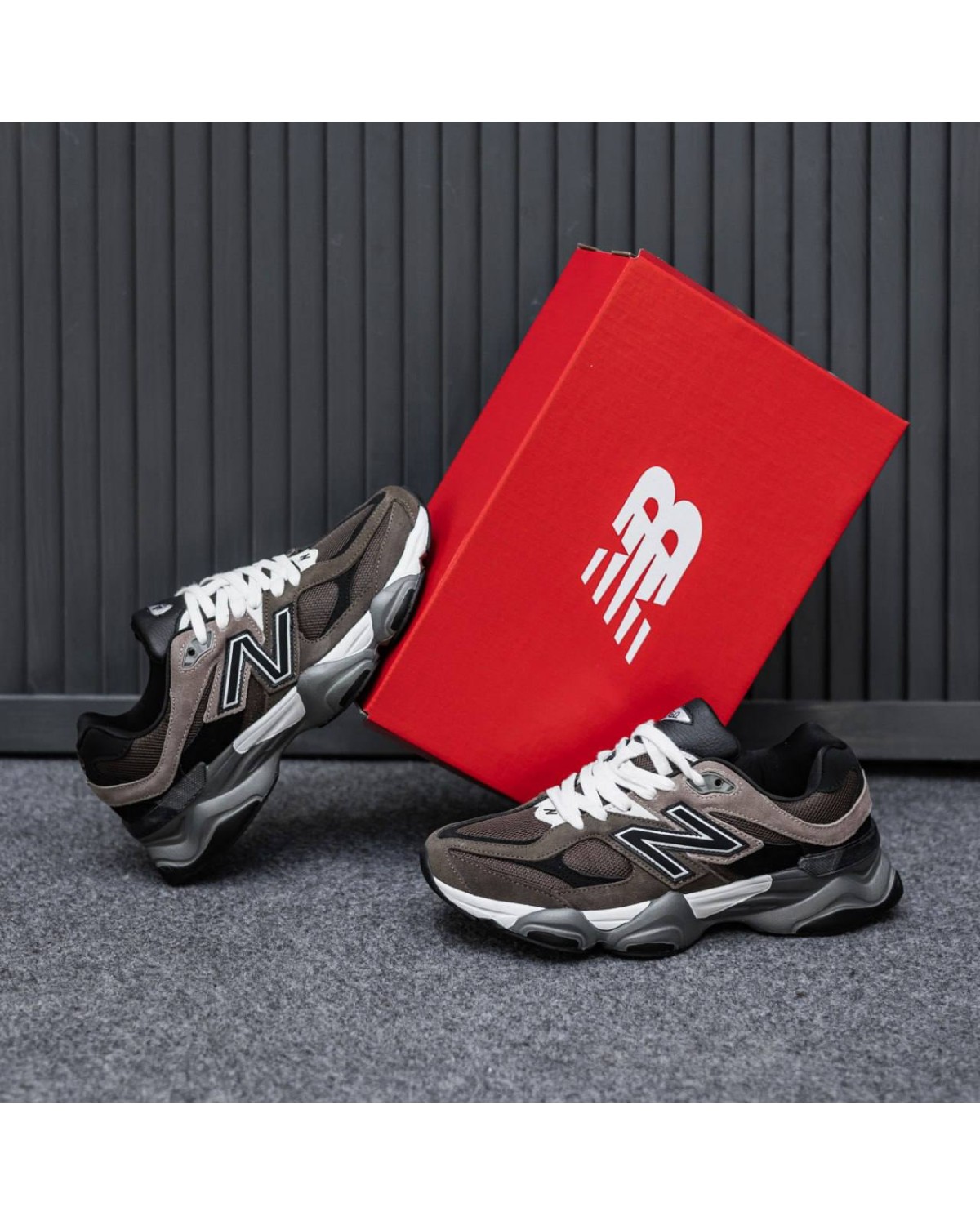New Balance 9060 Brown Black Grey