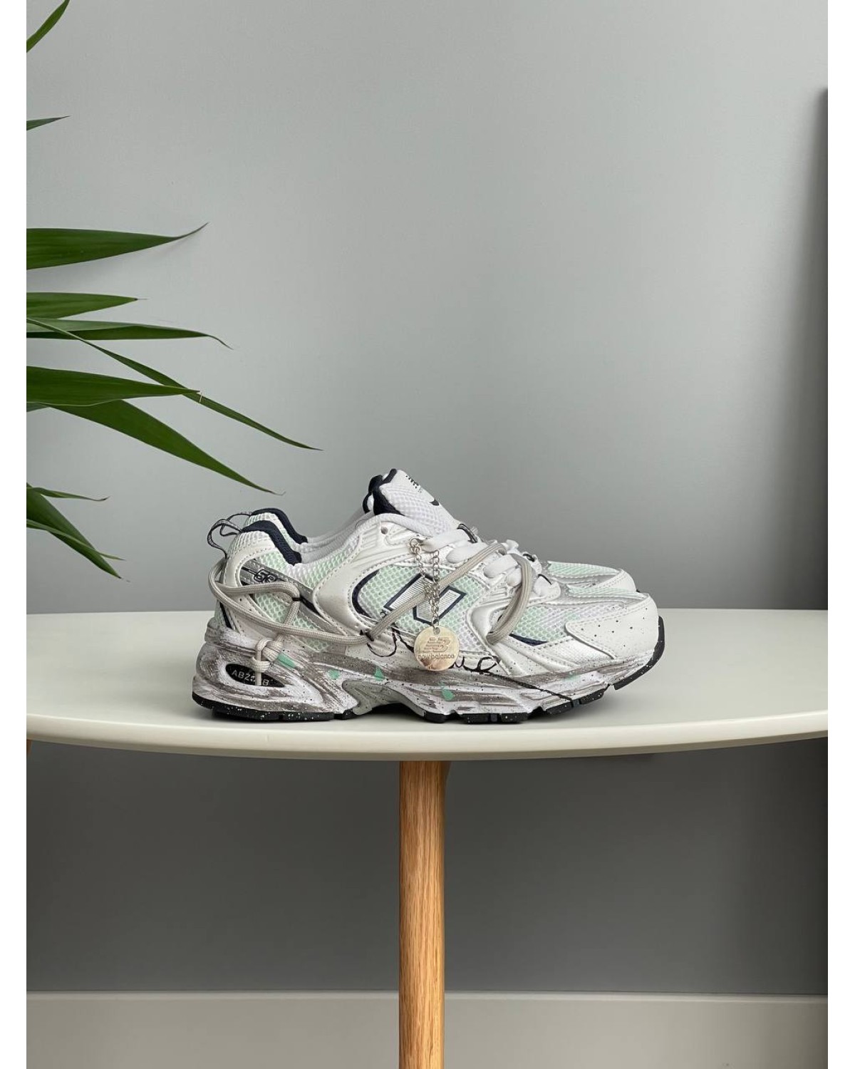 New Balance 530 Custom White Silver