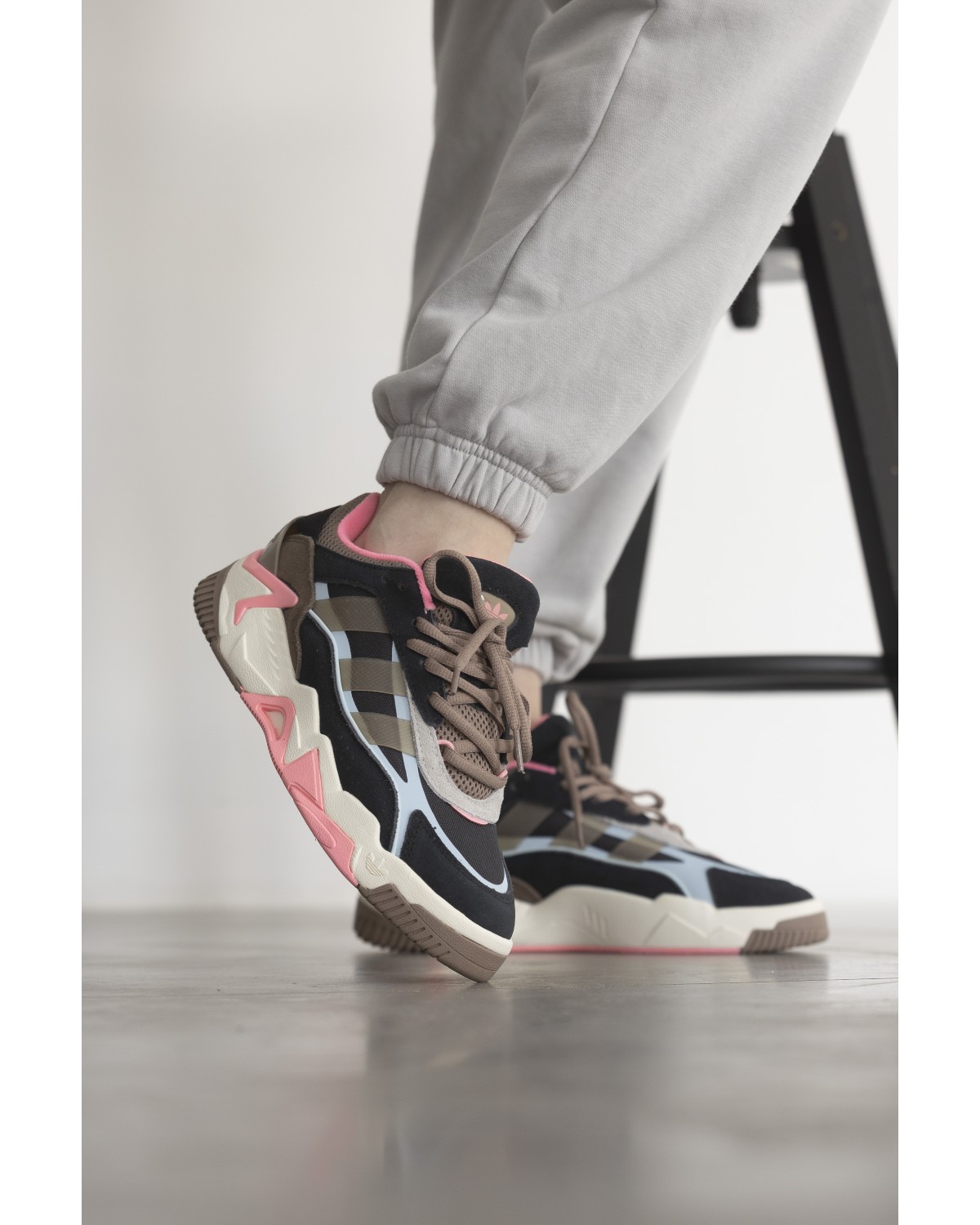 Adidas Niteball II Khaki Black Pink