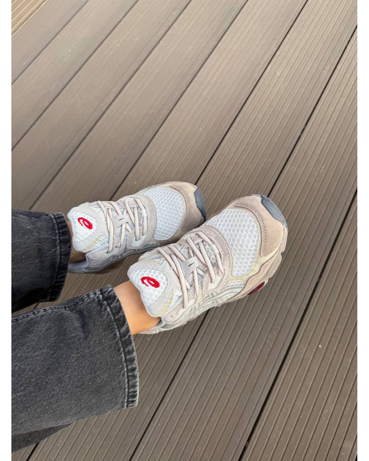 Asics Gel-NYC White Beige Red