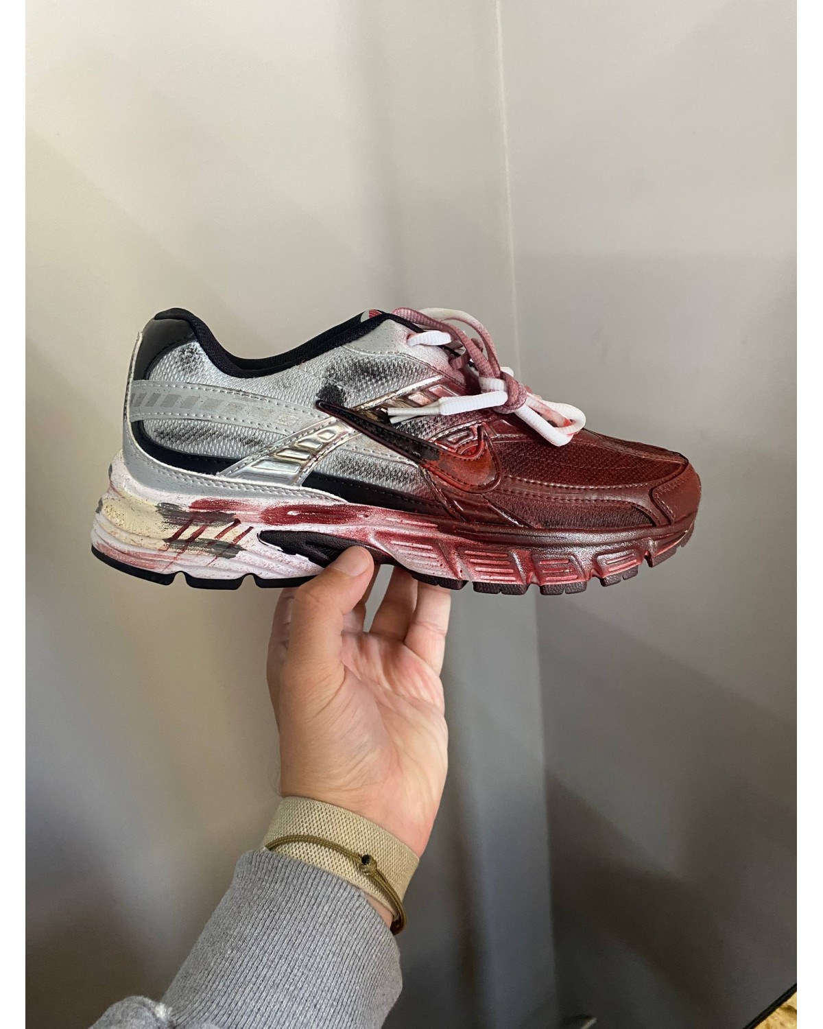 Nike Initiator Custom Red Silver