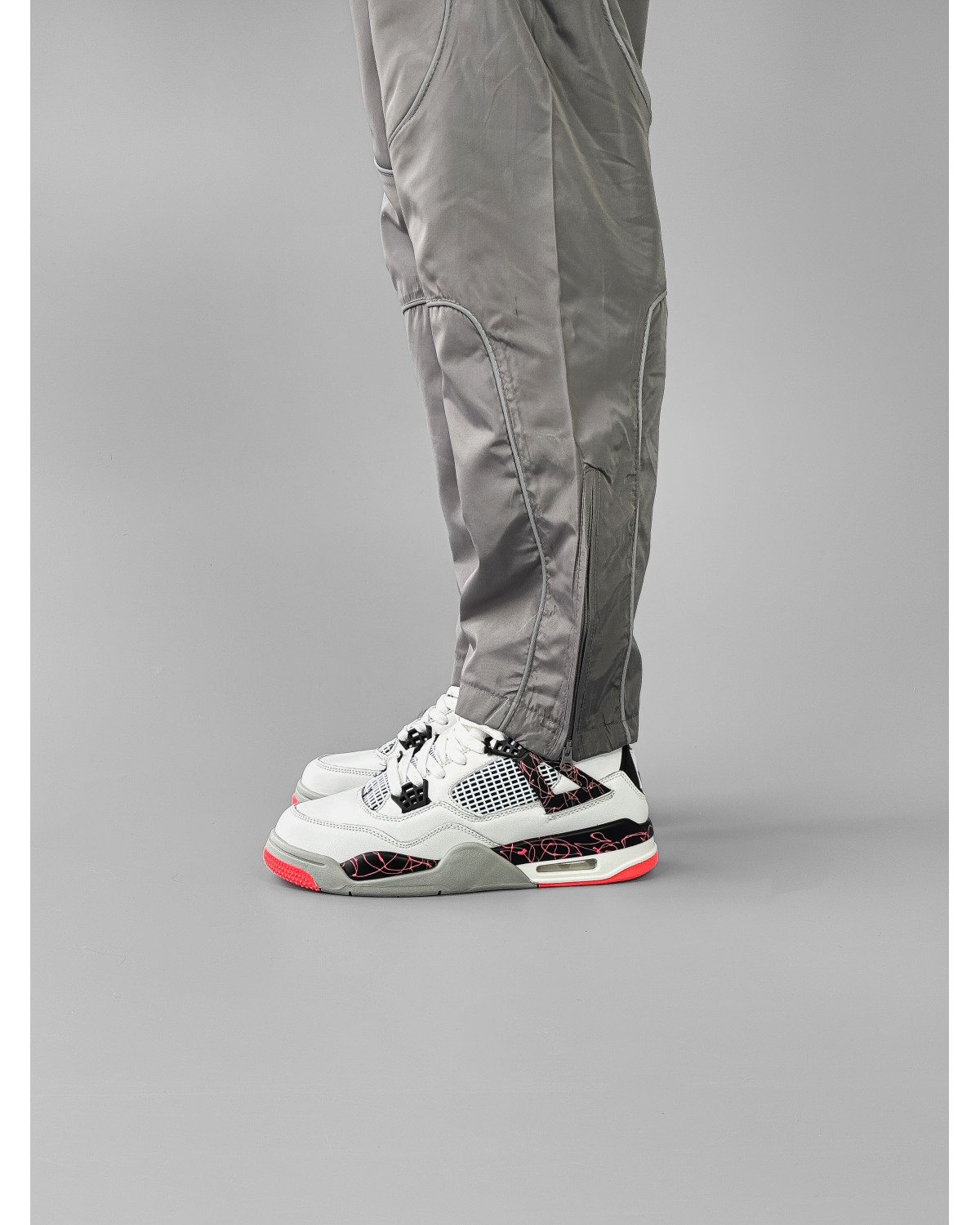 Nike Air Jordan 4 White Red Fur