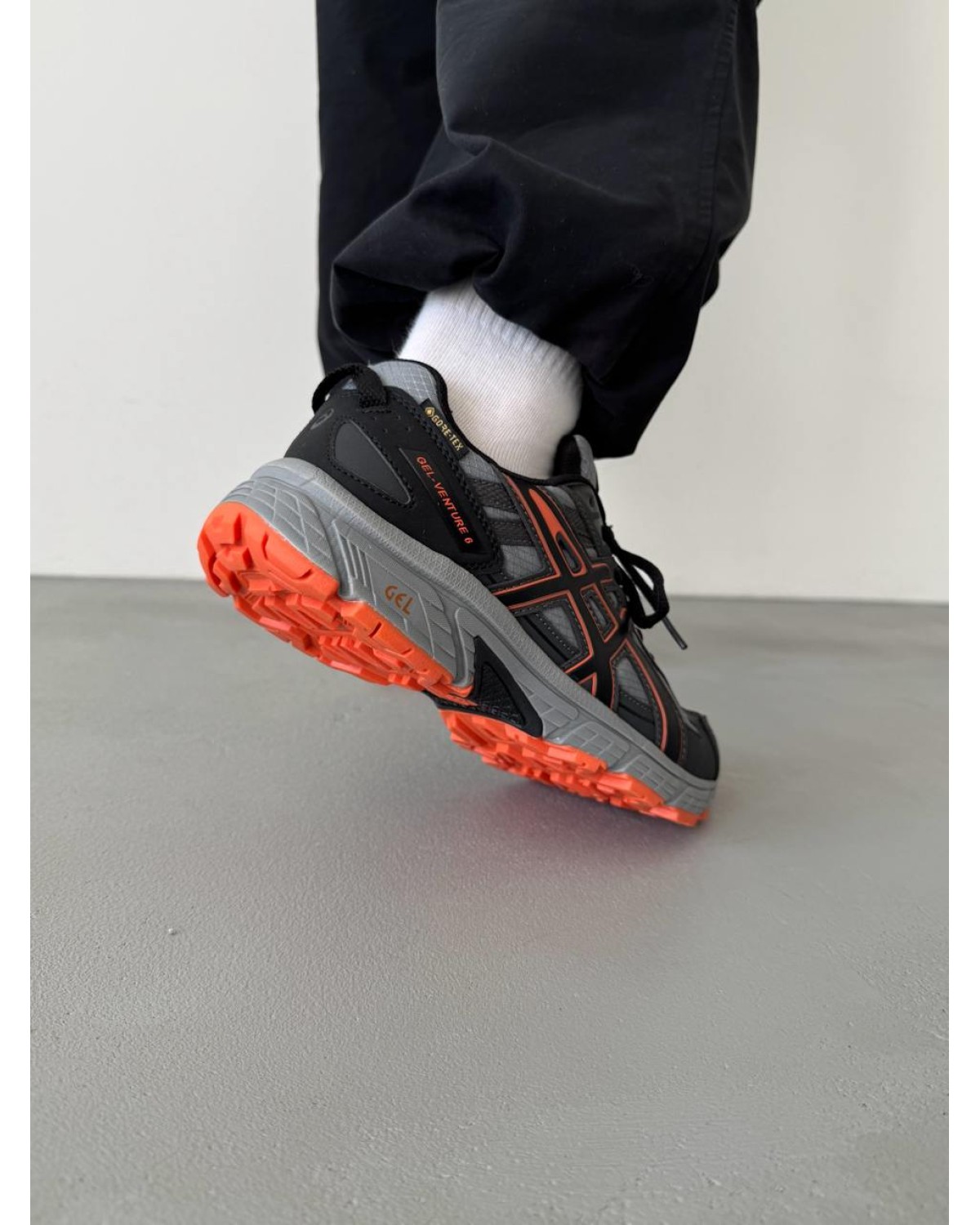 Asics Gel- Venture 6 Grey/Orange Gore-Tex