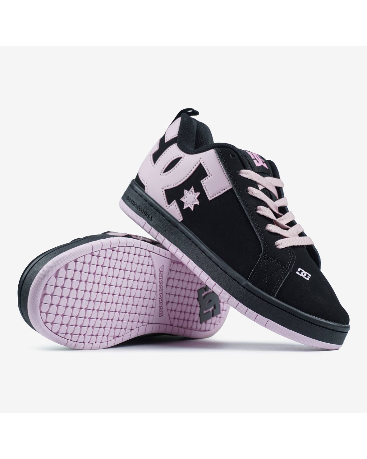 DC Court Graffik Black Pink