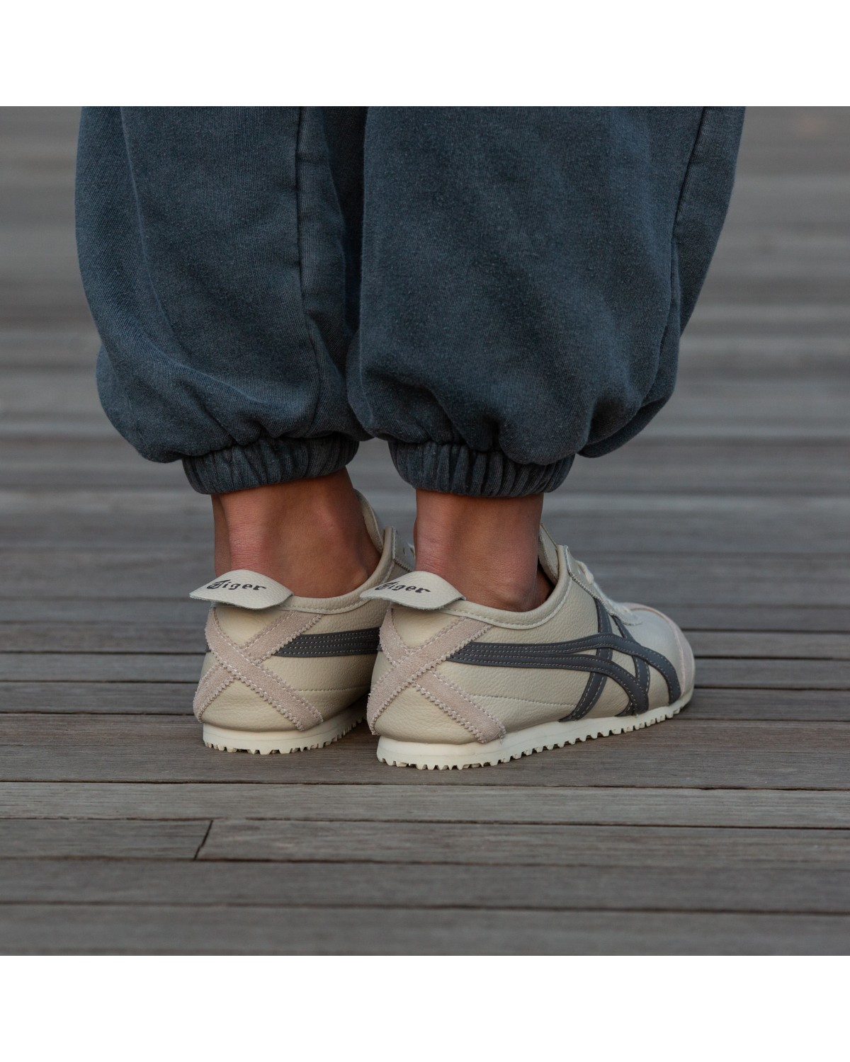 Asics Onitsuka  Mexico 66 Tiger  Beige Sweet Blue