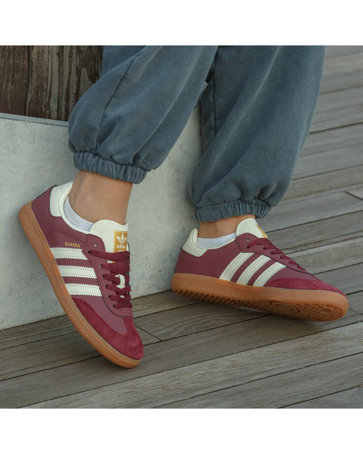 Adidas Samba Burgundy