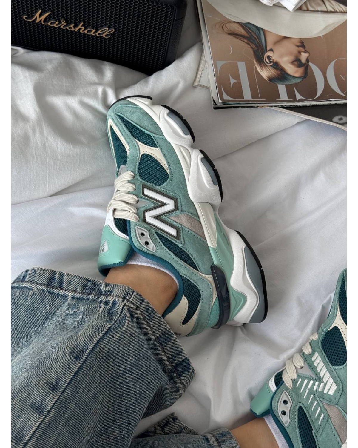 New Balance 9060 Green Cream