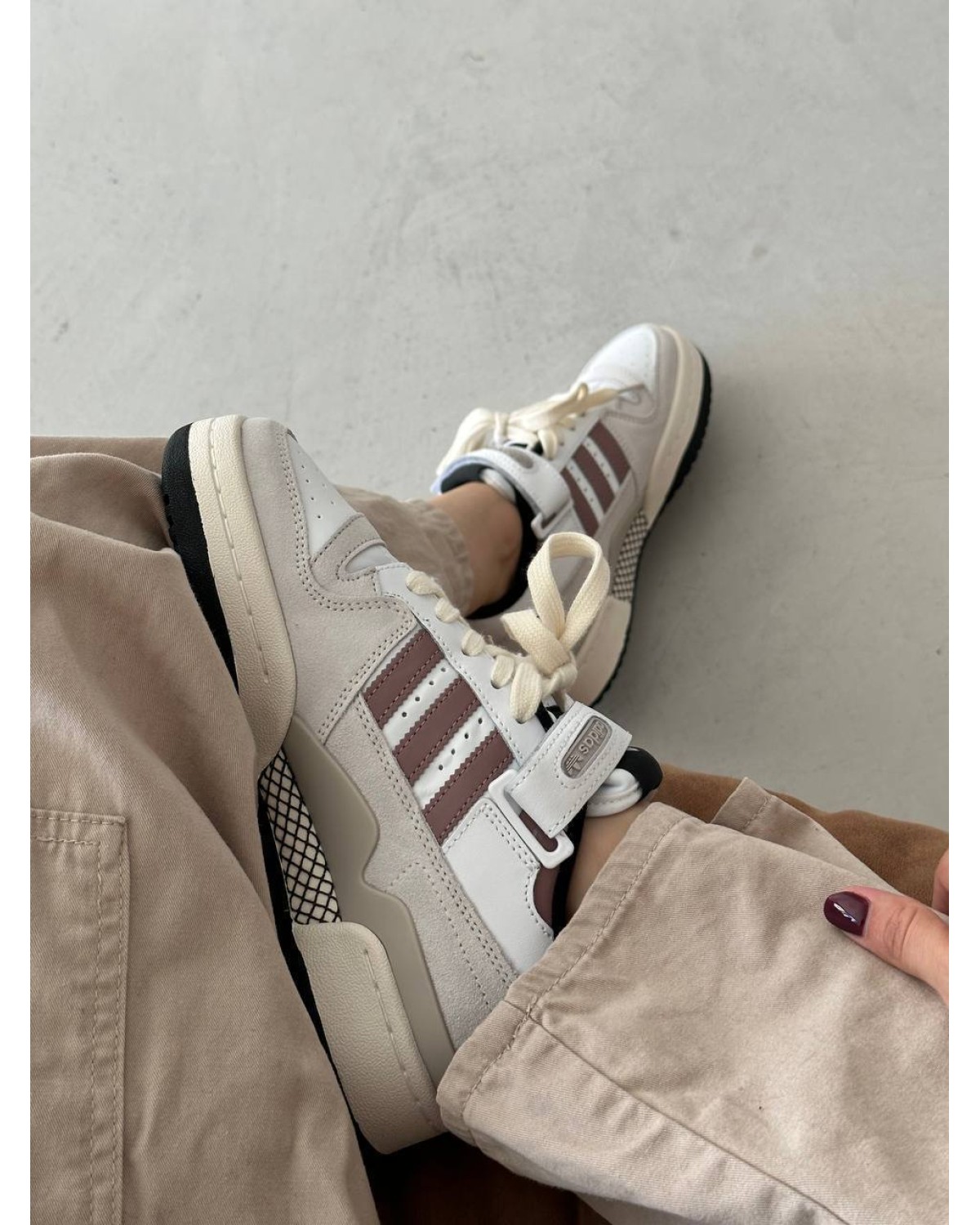 Adidas Forum Low White Brown