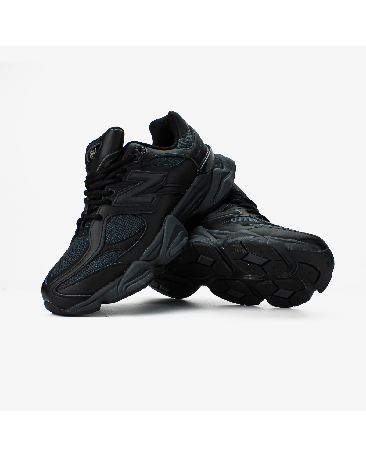 New Balance 9060 Triple Black Leather