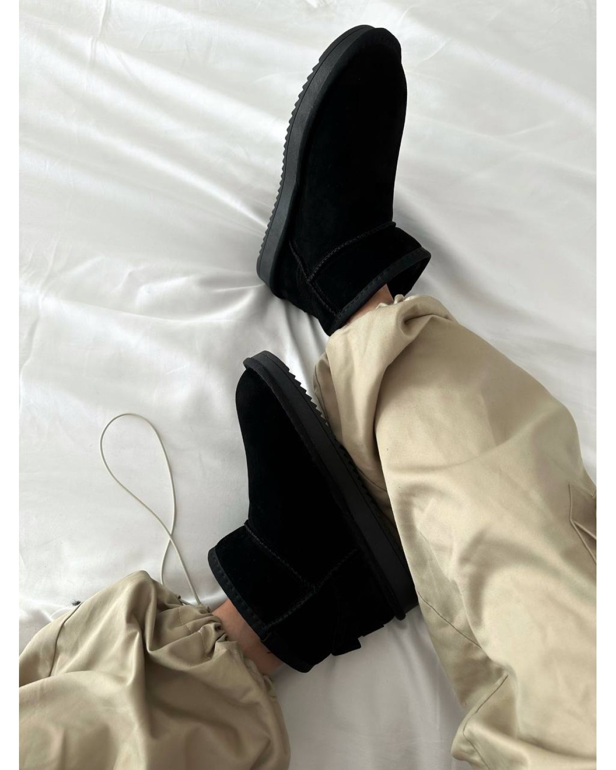 UGG Ultra Mini Black Suede