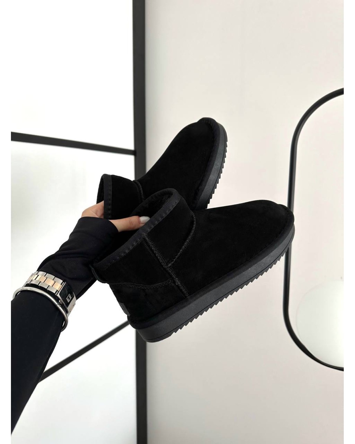 UGG Ultra Mini Black Suede