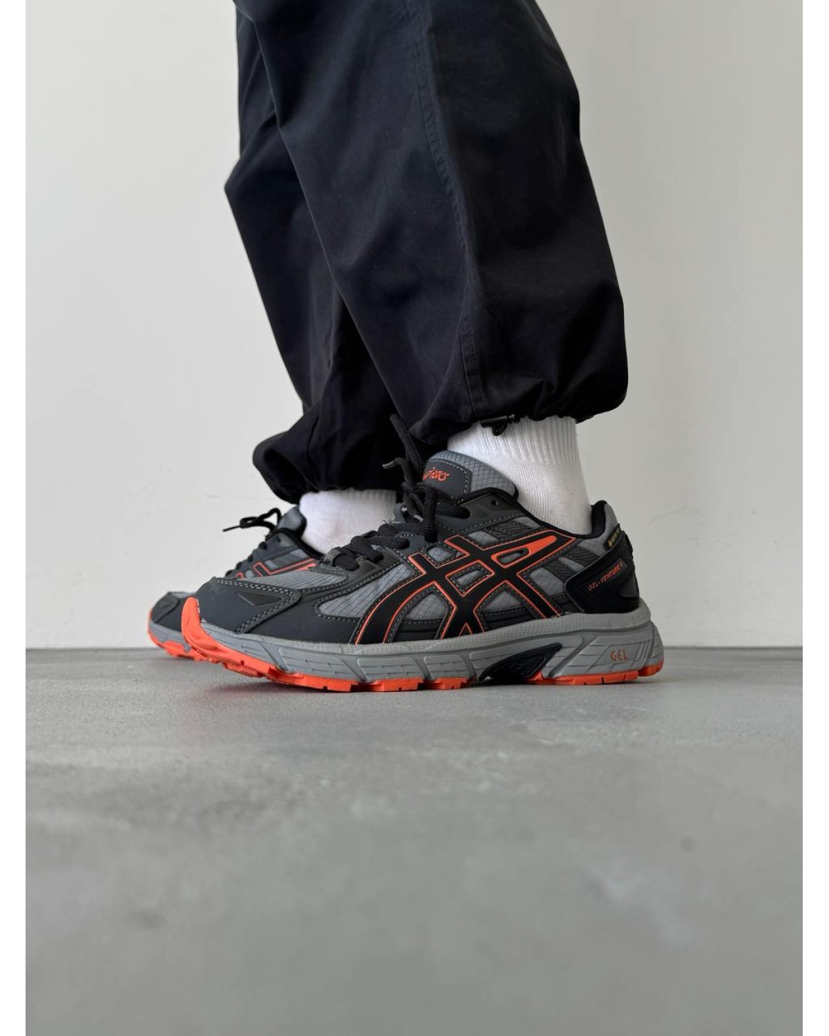 Asics Gel- Venture 6 Grey/Orange Gore-Tex