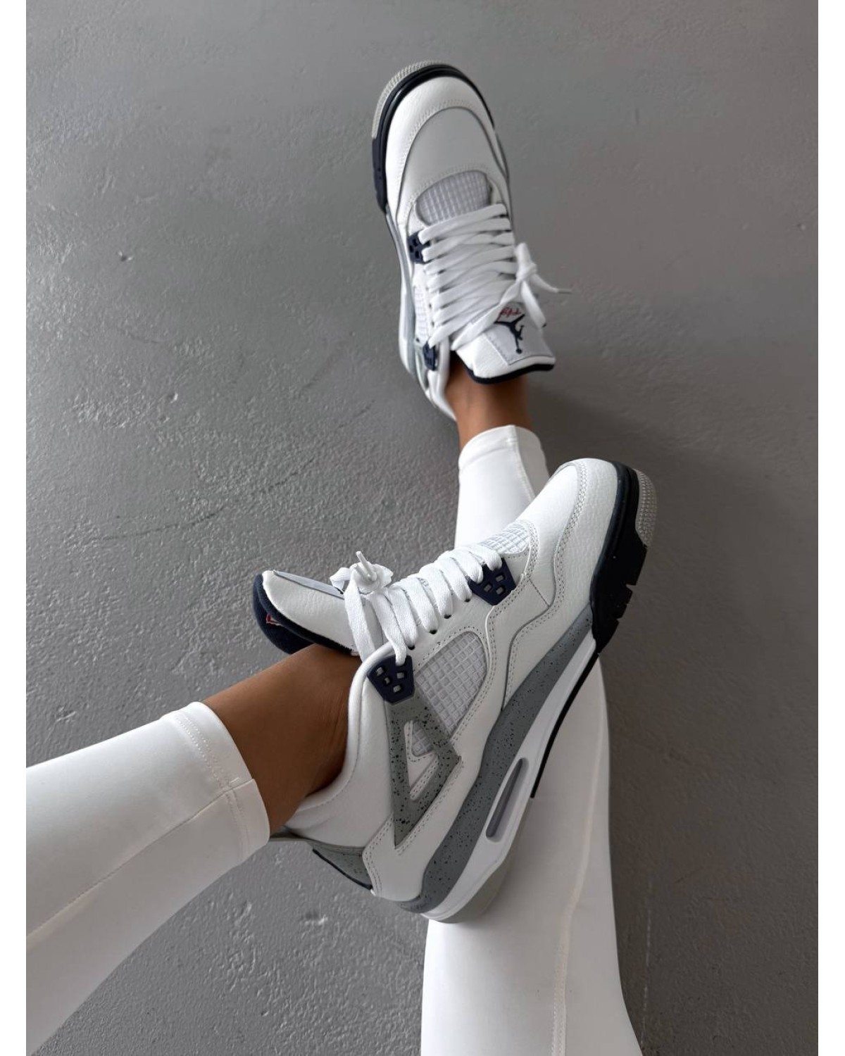 Nike Air Jordan 4 Retro “White Grey Blue”