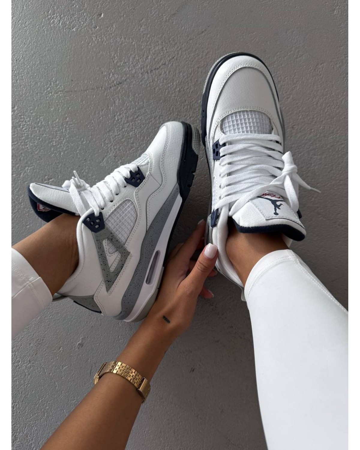 Nike Air Jordan 4 Retro “White Grey Blue”