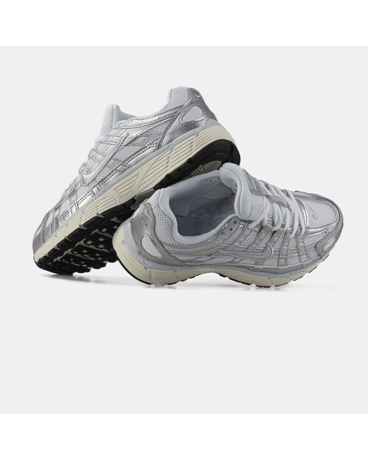 Nike P-6000 White Silver Blue