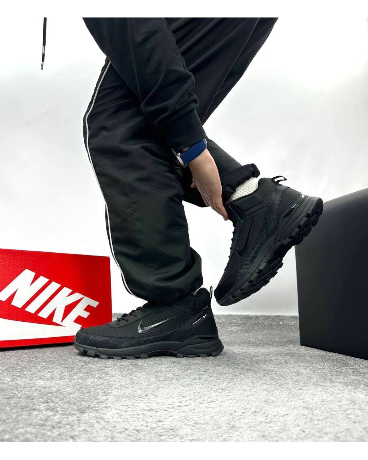 Nike Rivah High Black Gore-Tex