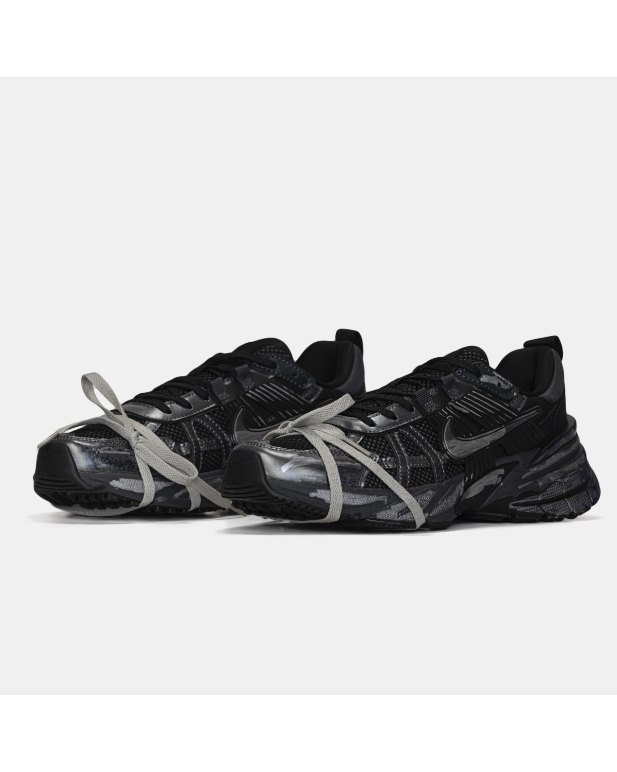 Nike Runntek V2K Black Silver Custom Nike Runntek V2K Black Silver Custom