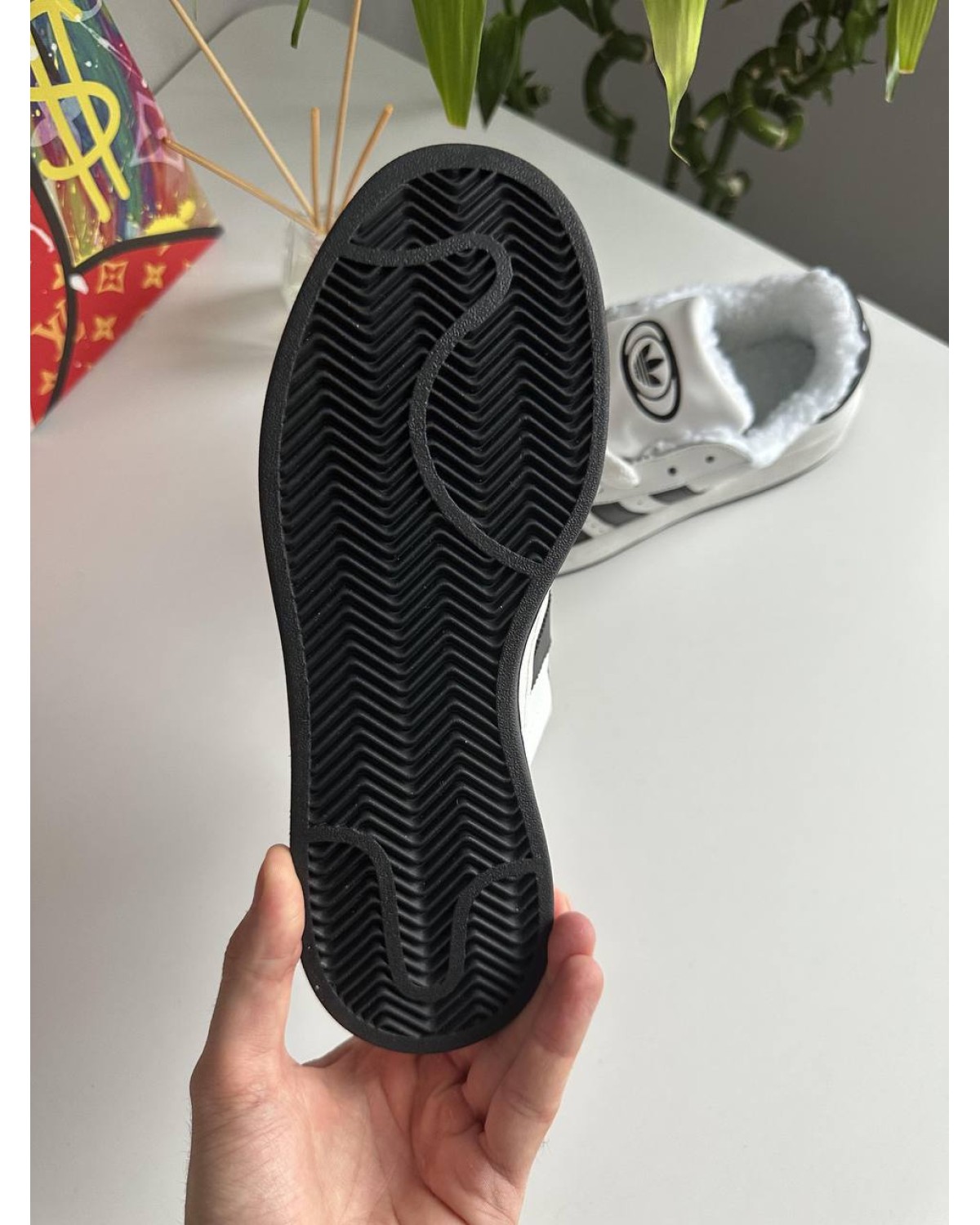 Adidas Campus White Black