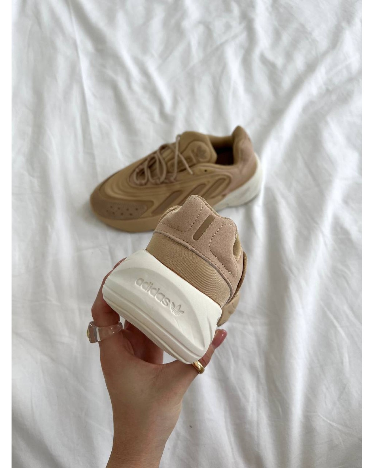 Adidas Ozelia Beige White