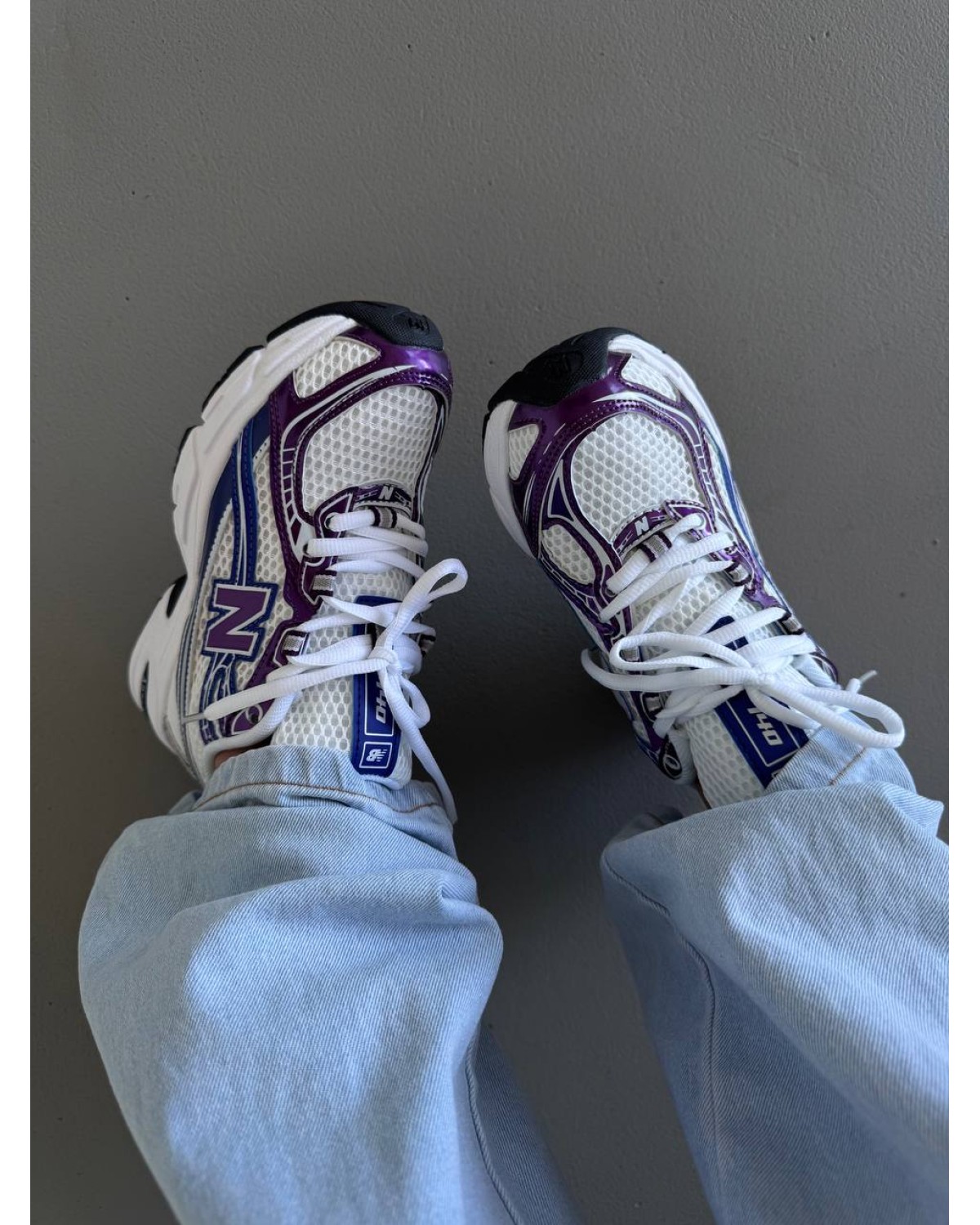 New Balance 740 White Purple Metallic