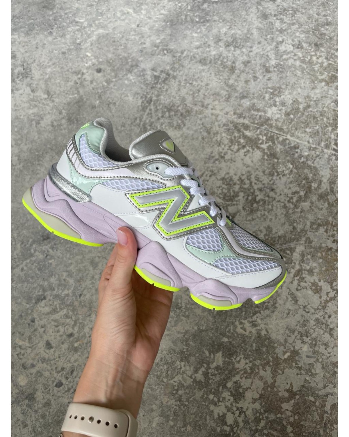 New Balance 9060 White Taro