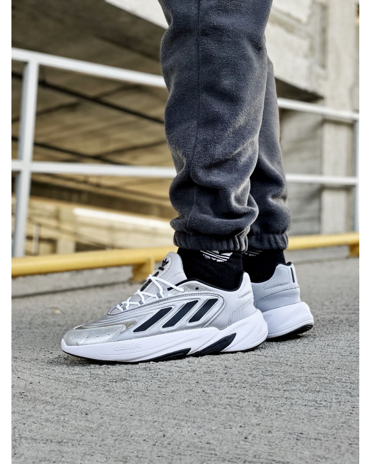Adidas Ozelia Grey Black White