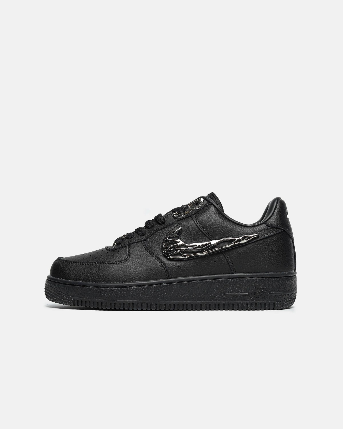 Air Force 1 Low Black “Molten Metal Swoosh”