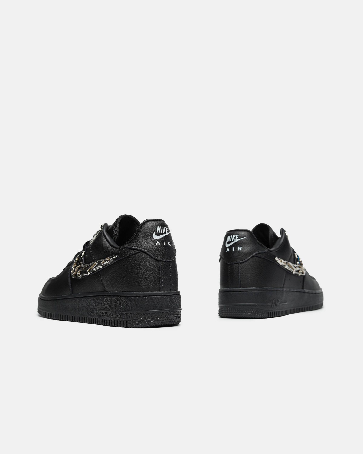 Air Force 1 Low Black “Molten Metal Swoosh”