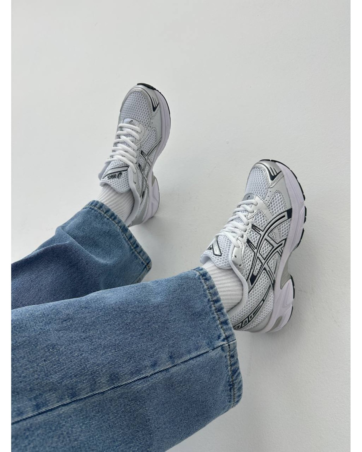 Asisc Gel-1130 White/Pure Silver