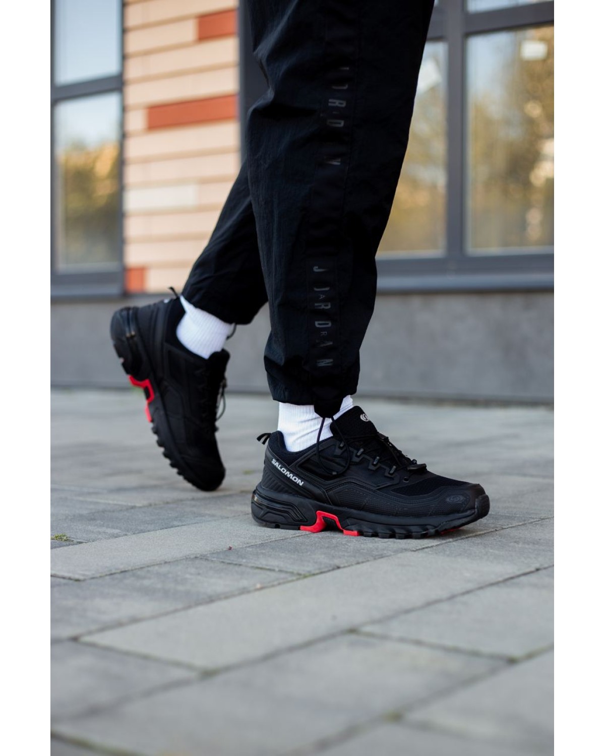 Salomon ACS + FT Black Red Thermo