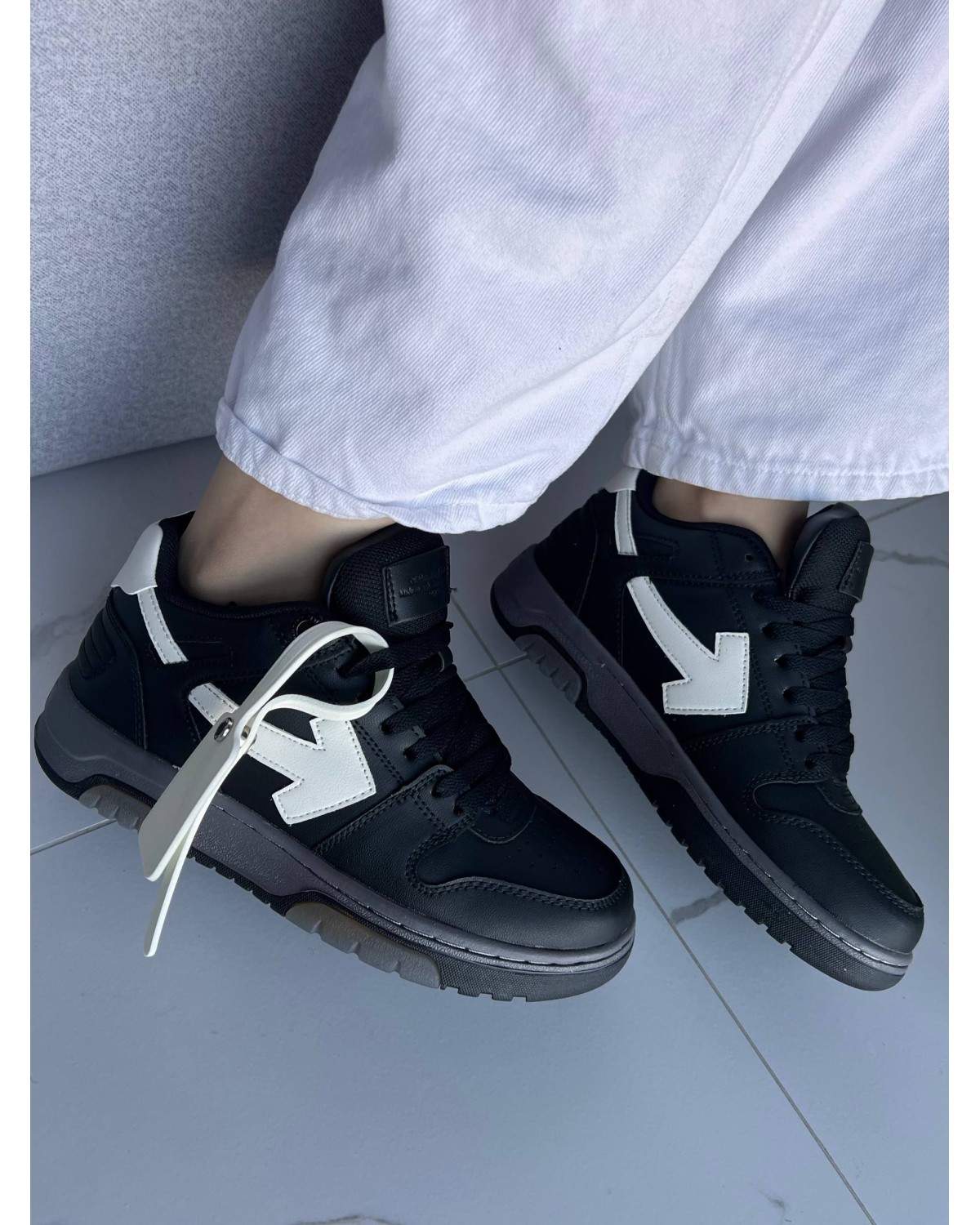 Off-White Out of Office Black White Logo