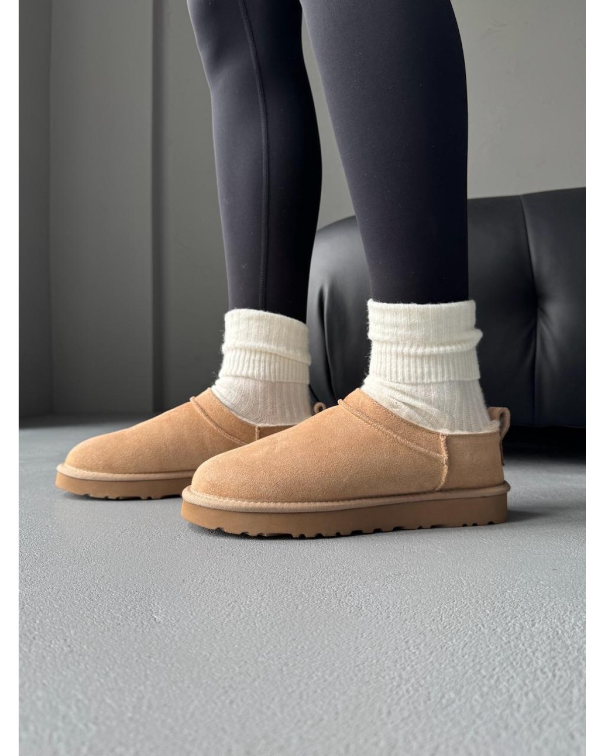 UGG Classic  Micro Boot Beige