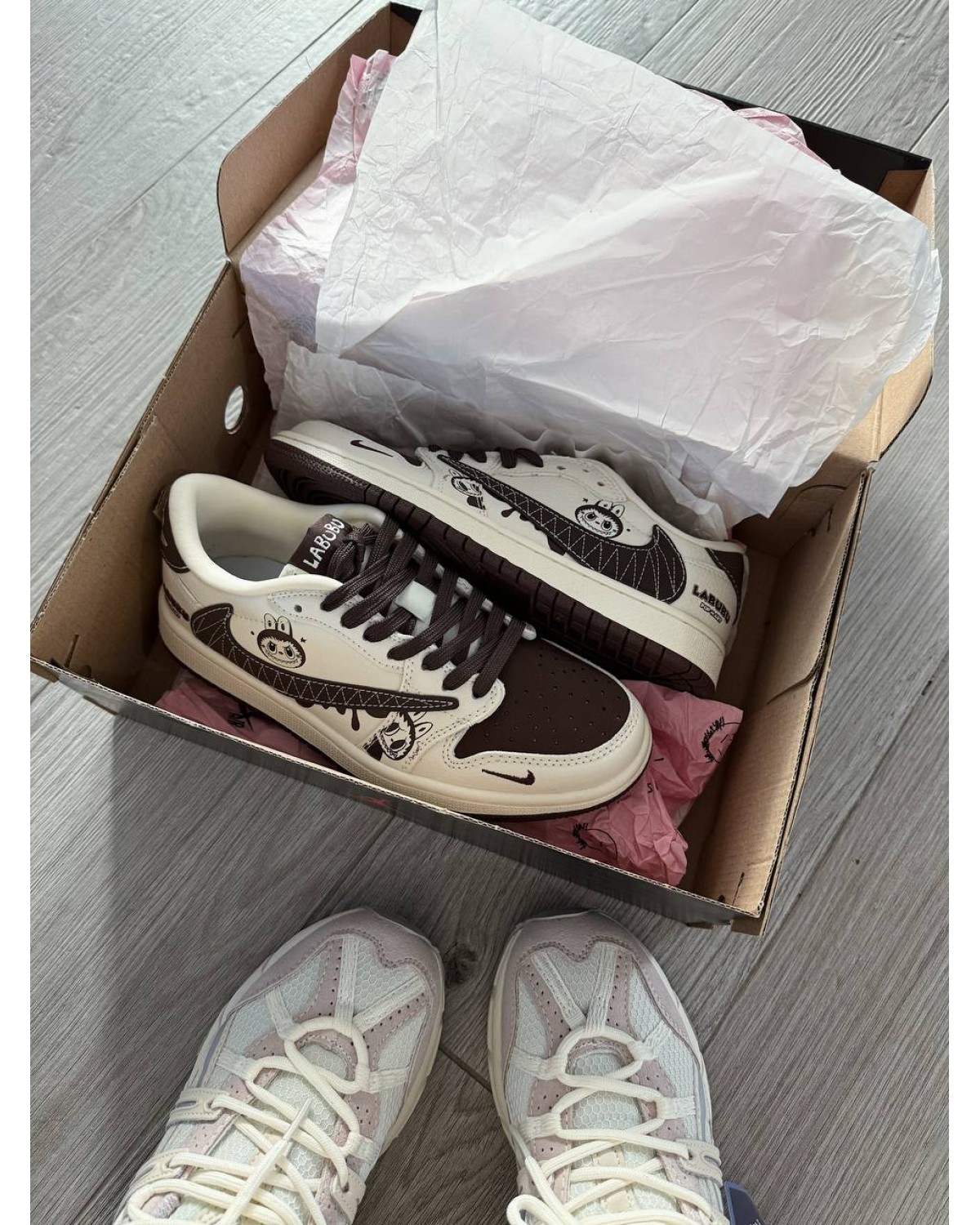 Labubu x Travis Scott x Air Jordan 1 Low