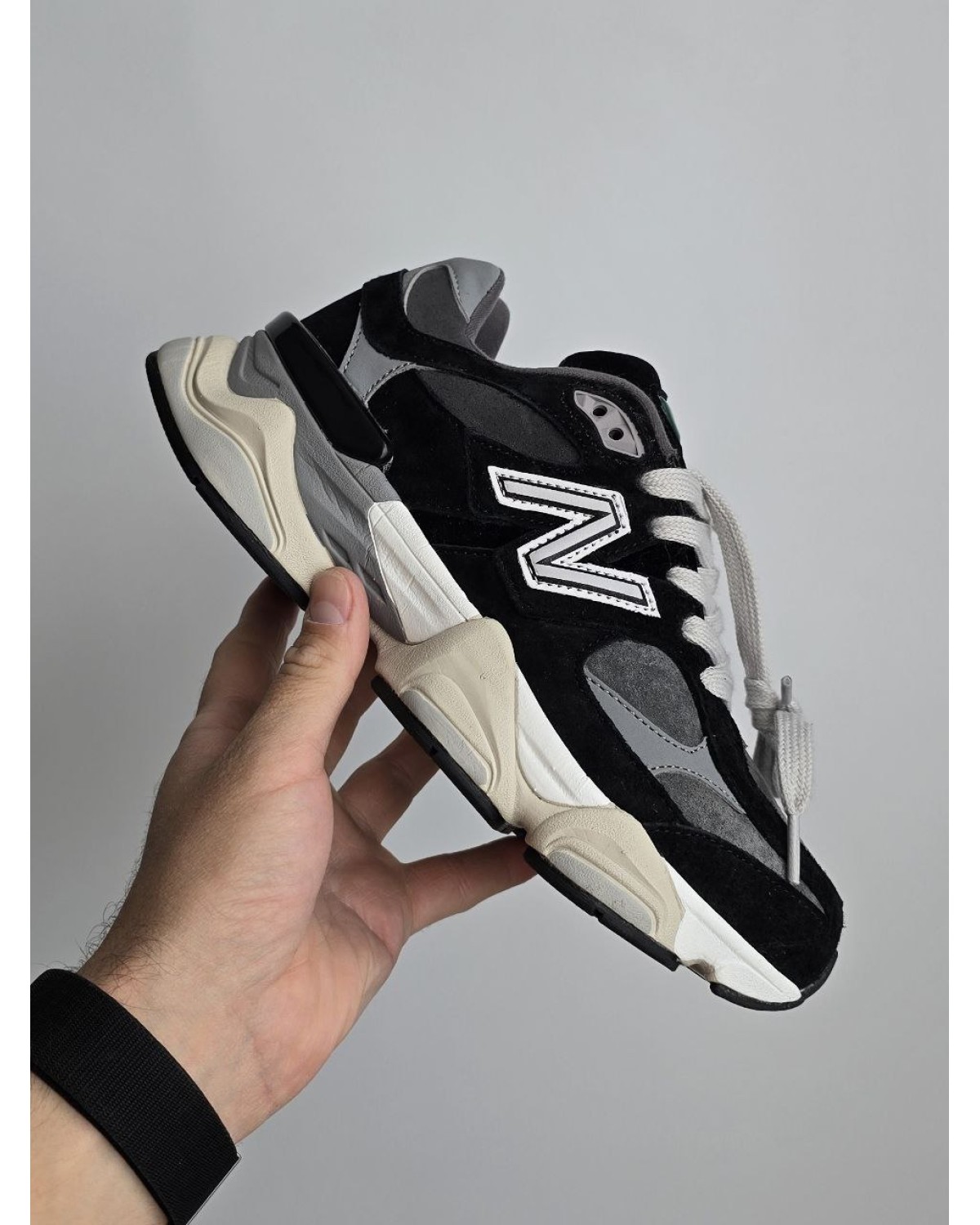 New Balance 9060 Fur Black Grey